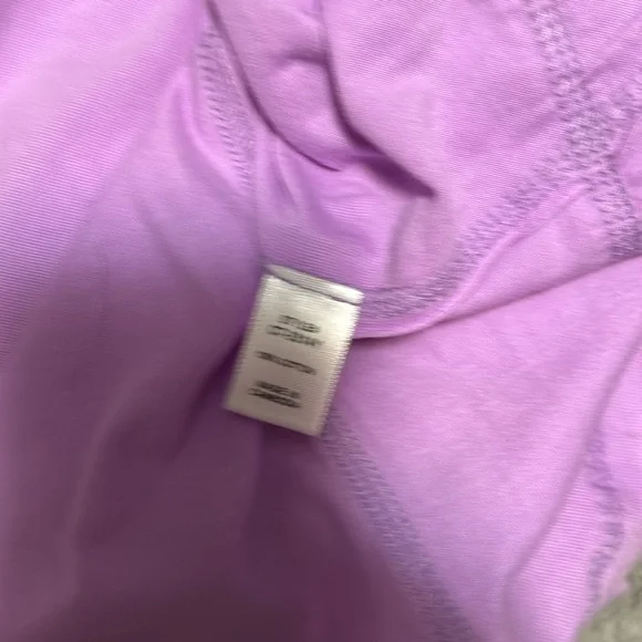Zenana Top Dark Lavender 1/4 Button down Short Sleeves NWOT - Picture 9 of 10